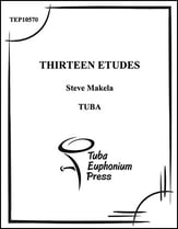 Thirteen Etudes Tuba P.O.D. cover